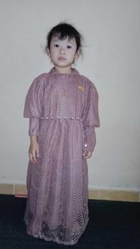 Product Review of Aqila kids ( tanpa kerudung )dress anak umur 1 - 9 tahun/ dress anak perempuan terlaris model 2023 from h**a 2
