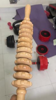 Product Review of Dụng Cụ Mát Xa Con Lăn Bằng Gỗ, Giải Phóng Cơ Thủ Công, Giúp Giảm Cellulite Và Điểm Kích Hoạt, Dụng Cụ Tập Cơ Thủ Công from K**u O**h 💋** 0