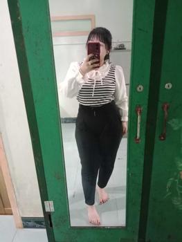 Product Review of Quần bigsize nữ cạp cao form baggy chất umi co giãn 4 chiều mặc thoải Pants Nhung Women from M** ** ** 2