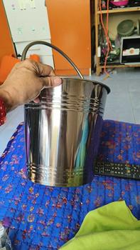 Product Review of ถังน้ำแข็งสแตนเลส มีขนาดให้เลือก 16/18/20/22/24 ซม from แ**า 1