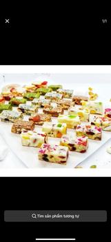 Product Review of Kẹo Nougat Hạnh Phúc Cực Ngon Nhiều Vị 500gr/1kg from H**8 0