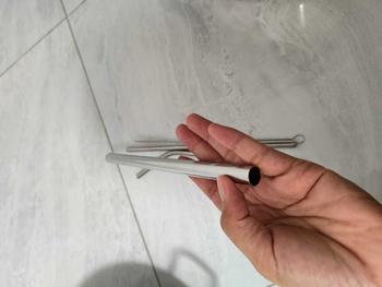 Product Review of Sedotan set 4 in1 22cm Bubble Lurus Bengkok stainless denagn sikat from 𝑅**𓍊 1
