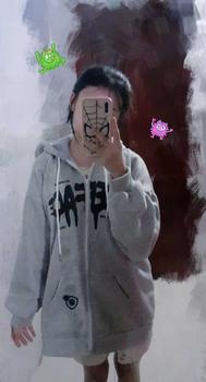Product Review of Áo nỉ hoodie form rộng tay bồng phối vai Nữ Top Women in 2 mặt - Chữ Chảy from n**n 1