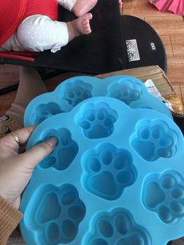 Product Review of Khuôn Silicon 7 Chân Mèo 3D , Chân Chó Dễ Thương Làm Socola, Đậu Hũ Non, Thạch Rau câu, Pudding, Làm Xà Bông from M** N**n 0