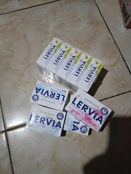 Product Review of PROMO 10PCS SABUN BATANG LERVIA 90GRAM Soap Pencerah from a**3 2
