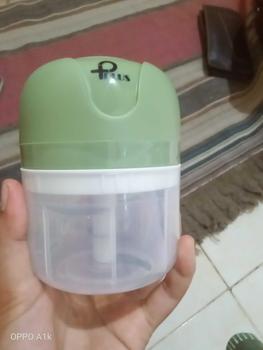 Product Review of PPLUS  Blender mini elektrik-Hijau 250ML/Blender Mini Portable USB Penghancur Bawang Putih Mini Chopper Penggiling Daging Wireless Mini Cooking Machine/hijau/pisau/putih Hijau Pisau Putih Kabel Mesin from @**@ 1