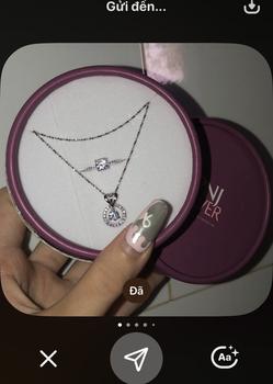 Product Review of Nhẫn bạc đính đá PNJSilver XMXMK000124 from C**n 0
