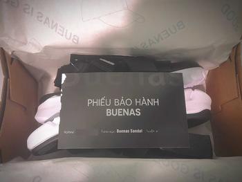 Product Review of Sandal Buenas 2828 nam nữ đế cao 3cm nhẹ êm - dép quai hậu quai chéo đi học, đi làm, đi chơi from x** 1