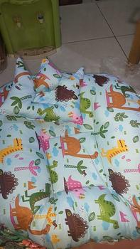 Product Review of SOFA BAYI/SOFA BAYI MURAH/TEMPAT TIDUR BAYI alas empuk newborn  bantal from a**a 3