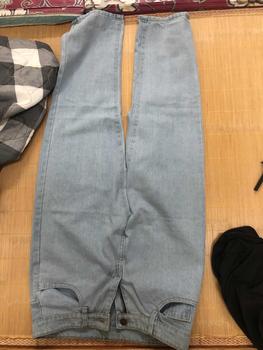 Product Review of Quần bò ống suông chất jean nam dáng baggy màu xanh đen xám phom rộng Menswear Denim Pants Có Túi Ong from h**t 0
