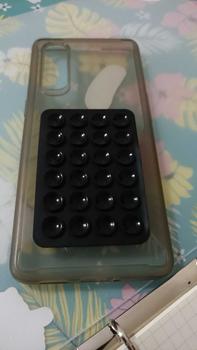 Product Review of 2Pcs Silicone Multipurpose Square Double Side Wall Stand Mat Phone Mat Suction Phone Holder Suction Cup Mat Mobile Phone Holder Phone Suction Pad from r**e 0