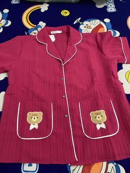 Product Review of Bộ Ngủ Đồ Bộ Pyjama Cổ Vets Quần Dài Aó Hai Túi Gấu Vải Đũi Gân Mềm Nhẹ from P**g N** 1