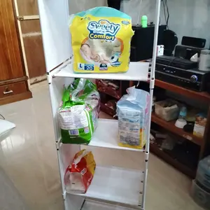 Rak buku serbaguna lemari multi fungsi lemari buku rak sepatu rak baju rak portable