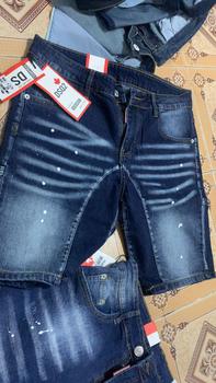 Product Review of Shopvietanhq9 - Quần Jeans Short Xanh Đậm nam 2 đáy (534) big size quần Super vẩy sơn, rách, vải giãn, quần ds khuyết tật Hót new Men - 3.3 Menswear from G** H**g 0