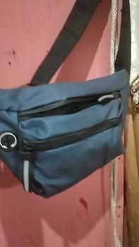 Product Review of Techdoo Tas Pria Selempang Casual Anti Air Pinggang Pria Slingbag Waistbag Slempang Pria Murah TS214 from g**k 0