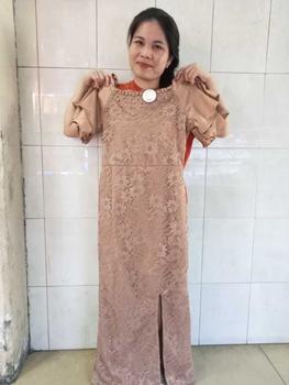 Product Review of Dress Brukat Amanda / Dress brukat / Dress wanita / Dress kondangan Cantik Casual Panjang Velvet Formal Sabrina Nyaman Pesta Mewah Gaun from r**a 0