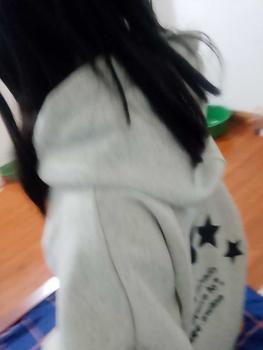 Product Review of Áo nỉ hoodie form rộng tay bồng phối vai Nữ Top Women in 2 mặt - Chữ Chảy from ⭒**y m**ᐟ ๋** 0