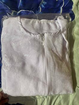 Product Review of gamis allmaira/bahan crinkle airflow premium Polos Muslim Panjang from K**n 0