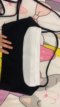 Product Review of ((พร้อมส่งในไทย)) เสื้อทูโทนขาวดำ ผูกคอ ก่อนกดสั่งอ่านรายละเอียดที่แจ้งก่อนนะคะ from เ**🥕 0