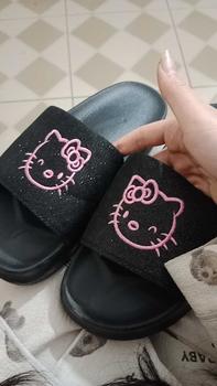 Product Review of Dép Kitty Bling lấp lánh quai dán xé bảng màu pastel xinh xắn Kèm hộp có bảo hành Ngoài trời from ắ**🥰 0