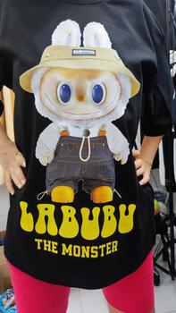 Product Review of Áo thun [Áo Phông] Labubu local brand unisex nam nữ form rộng tay lỡ cotton cao cấp cổ tròn DESTINI LABUBU06 from V**h H**h 2