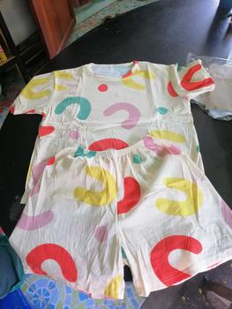 Product Review of ชุดนอนการ์ตูน ชุดนอนผู้หญิง ชุดนอนแขนสั้นขาสั้น L-3XL(30-70โล) from พ**ม 0