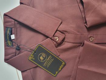 Product Review of Sơ Mi Lụa Màu Trơn Tay dài chất liệu lụa mềm mịn phom body Áo Menswear Trắng from T**n 1