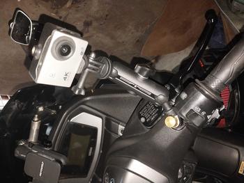 Product Review of MOTOWOLF motorcycle camera holder / bracket from m**a 0