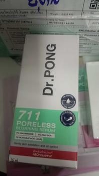 Product Review of Dr.PONG 711 Poreless blurring serum เซรั่มดูแลเรื่องรูขุมขน ผิวมัน from N**a 0