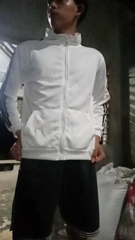 Product Review of Unisex Side Striped Plain Jacket with Zipper Summer Coat from B** 😅** 1