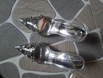 Product Review of LOVIIECORNER GIÀY CAO GÓT MŨI NHỌN SLINGBACK - FORM BÉ - GUỐC NỮ QUAI TRONG ĐÍNH ĐÁ SANG TRỌNG GÓT ĐŨA 9 PHÂN - G240870 from u**5 1
