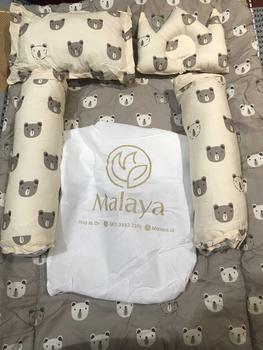Product Review of MALAYA BABY - Bedcover Bayi set 2 Bantal dan 2 guling | Katun CVC from E**S 1