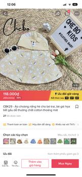 Product Review of Áo chống nắng cho bé trai, bé gái họa tiết dễ thương chất cotton thoáng mát Jacket Vải Cotton from 🦋** N**n ** 0