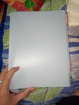 Product Review of A5(20 holes)/B5(26 holes) Soft Pastel Color Binder Notebook Refillable with Pastel Index Divider from R**z 0