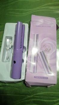 Product Review of Straight Hair Comb Wireless 2 in 1 Hair Straightener and Curler USB Charging Portable Hair Comb from e**t 1