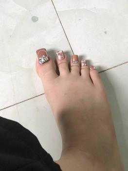 Product Review of Mã 179 nailbox thiết kế màu thạch nâu ( kèm dụng cụ) from T**y 1