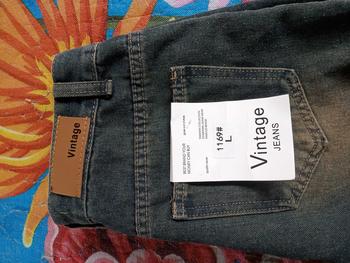 Product Review of กางเกงยีนส์กระบอก Cargo ผ้าไม่ยืด Jean Women V i n t a g e เฟดสนิม ดูงานจริงใน LIVE #6699 from ใ**ง 👧** 2