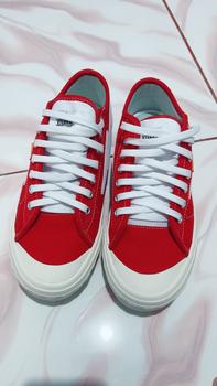 Product Review of (Spesial Kemerdekaan) Sepatu Pria Wanita028 XternalStepSure Mitterns Storm Merah Putih Low Canvas Kasual Casual Shoes Sneakers from 𝓡**𝔂 0