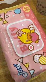 Product Review of E-4 ทิชชู่เปียกเป็ดผ้าเช็ดทำความสะอาดผิว (จำนวน 40 แผ่น/ห่อ) ยกหิ้ว 6 ห่อ เลือกสีได้ คละลาย from d**a 0