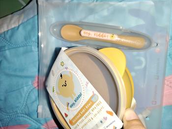 Product Review of Hey Kiddo : Baby Bowl with Lid ชุดถ้วยซิลิโคนทานอาหาร พร้อมฝาปิด แถมช้อนชุด จุ 400ml. อุปกรณ์ กิน ถวย ข้าว from 💚**🩷 0