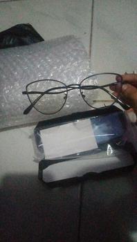 Product Review of (BELI1 GR4T1S 1)FRAME KACAMATA BESI CAT EYE QINAN SERIES Bluecromic Frame Perempuan Antiradiasi Blueray Cewek Lensa Photocromic Glasses Eyewear from 𝑰**𝒐 1