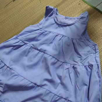 Product Review of Váy bé gái 12-35kg màu tím  sát nách  kate mát Fom xoè mặc đi học đi chơi from M**y 0