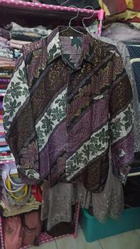 Product Review of kebayamandeh + SET COUPLE ROK PLISKET+KEMEJA BATIK LENGAN PANJANG Kancing Katun from T**y C**n 0