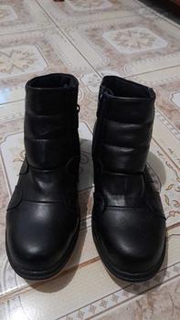 Product Review of Sepatu Boot Safety Kulit Asli Pria Bikers Tiktok Shop STG-SFT Boots Karet from d**a 0