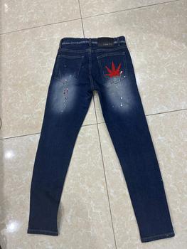 Product Review of Quần jean nam boy phố thêu lá phong đỏ bản 4 cúc HOT NEW Menswear Pants from T**n 1