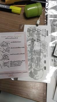 Product Review of ZOAR แทททูกันน้ำ L21A Magic tattoo สติ๊กเกอร์รอยสักสมุนไพร สติ๊กเกอร์รอยสักแบบติดเต็มแขน กันน้ำ กันรอย ยาวนาน กึ่งถาวร แสดงสี เหมือนจริง รอยสักอยู่ได้นาน 2 สัปดาห์ from เ**ย อ**ซ ช**ฟ 1