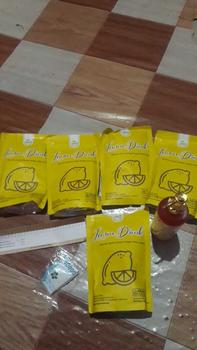 Product Review of Mabello 5 Pouch Minuman Serbuk Lemon   glutathione Drink/ Free Sabun Cair/Bubuk/ Powder from 🦌**✨ 3