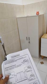 Product Review of Pira Metropolis - Aruna BLS60 Lemari Pakaian Medium 2 Pintu Full Rak from M**a 1