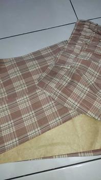 Product Review of Celana Tartan Wanita Panjang Kulot Kotak-Kotak Casual Kancing Depan 1099 from @**່ 1