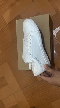 Product Review of Giày sneaker nam ZAVAS full trắng da thật không bong tróc form giày gọn thời trang - Z68 Shoes Đế Bằng from V**n 0